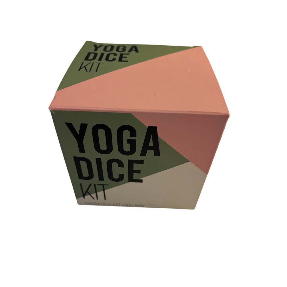 Yoga Dice Kit by Professor Puzzle Mix it up 4 dice 24 Yoga Poses and Instruction